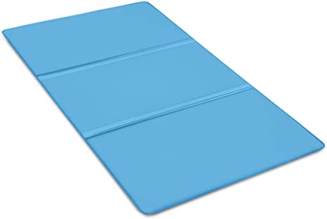 LIVIVO Cooling Gel Body Pad Pillow Mat Absorbs and Dissipates Heat from The Whole Body - Great for Aiding Sleep, Comfort, Stress and Tension - Ideal for Flu Fevers Sweats (60cm x 100cm)