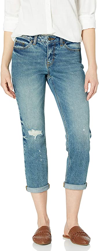 Amazon Brand - Goodthreads Women's Mid-Rise Girlfriend Jean