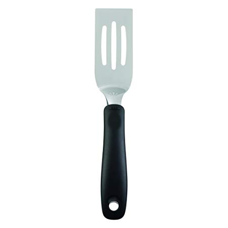 OXO 1177100 Good Grips Stainless Steel Cut and Serve Turner, Black