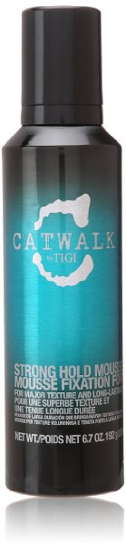 TIGI Catwalk Strong Hold Mousse for Unisex, 6.7 Ounce