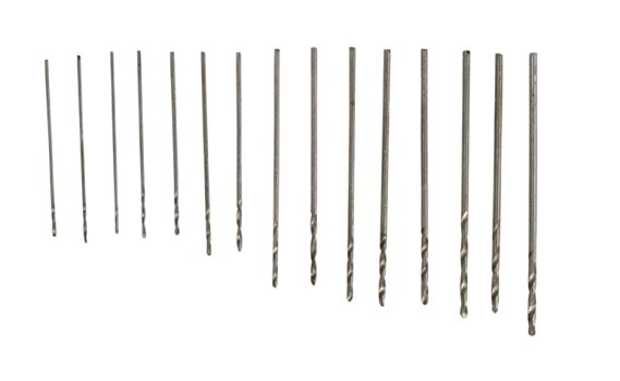 SE 82615MD High Speed Steel Drill Bit Set, 0.3 to 1 mm (15 PC.)