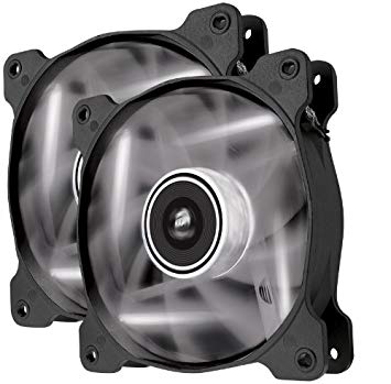 Corsair Air Series AF120 LED Quiet Edition High Airflow Fan Twin Pack CO-9050016-WLED (White)