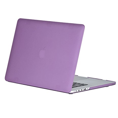 Wakeach Air 13-inch [3 in 1] Purple Rubberized Hard Case Cover for Apple Macbook Air 13.3" A1369 A1466   Silicone Keyboard Cover   Clear LCD Screen Protector - Purple