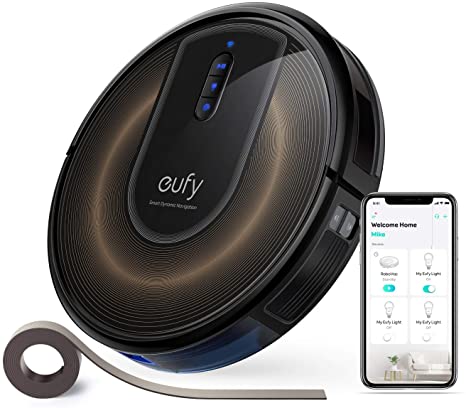 Eufy by Anker, RoboVac G30 Edge, Robot Vacuum with Smart Dynamic Navigation 2.0, 2000Pa Suction, Wi-Fi, Boundary Strips, For Carpets and Hard Floors.