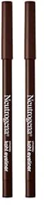 Neutrogena Smokey Kohl Eyeliner with Antioxidant Vitamin E, Water-Resistant & Smooth-Gliding Eyeliner Makeup, Dark Brown, 0.014 oz (Pack of 2)