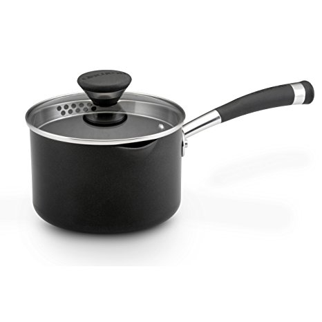 Circulon Acclaim Hard Anodized Nonstick 2-Quart Covered Straining Saucepan