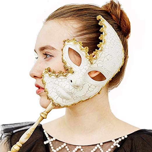Masquerade Masks for Men Vintage Venetian Halloween Christmas Party Masks