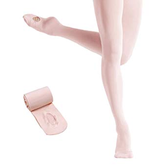 Ballet Tights for Girls,Dance Convertible Ballet Tights,Ultra Soft Ballet Ballet Footed Tights With Holes