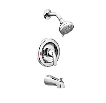 Moen 82603 Adler 1-Handle 4-Spray Tub and Shower Faucet with Valve in Chrome