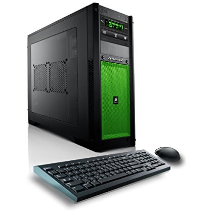 CybertronPC Steel-9600 Gaming Desktop - Liquid-Cooled Intel i7-6700K 4GHz Quad-Core Processor, 16GB DDR4 Memory, NVIDIA GTX960 (2GB GDDR5) Graphics, 2TB HDD, DVD±RW, Windows 10