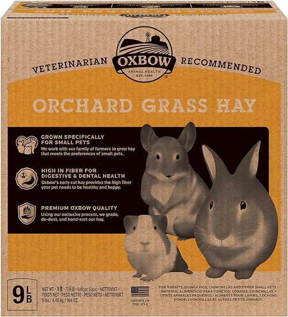 Oxbow Orchard Grass Hay - 9 lbs