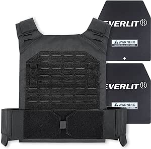 EVERLIT Adjustable Weighted Vest 14 Lbs/ 20 Lbs, Weight Included, for Body Weight Training Fitness Workout Running for Men Women