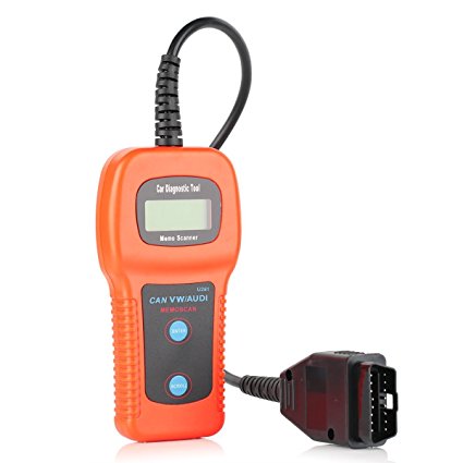 Xtool U281 CAN BUS OBD2 Code Reader Auto Diagnostics Scan Tool for Vw Audi Seat Skoda Vehicles - Orange