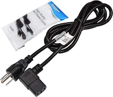 HQRP AC Power Cord Compatible with Sole E060001, F63 (21034), F65, F80, F83, F85 (21016), XE400, WE35, WE95, XE850, XU875, XR895, CE800, CT800, FT96 Treadmill Mains Cable