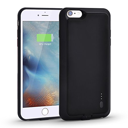 Iphone 6s Charger Case, Kinps 2000mAh Rechargeable Backup battery for Iphone 6/6S