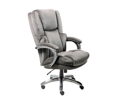 Serta Big & Tall Charcoal Microfiber Executive Chair