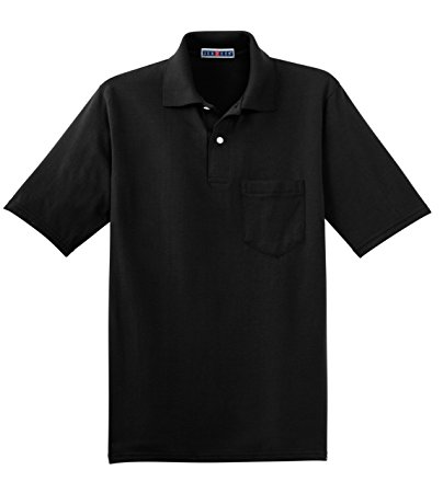 Jerzees Men's SpotShield Jersey Pocket Polo