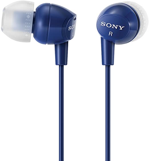 Sony MDR-EX10LP/DBL Earbud Headphones Cobalt Blue