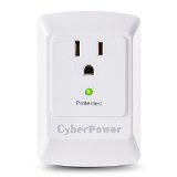 CyberPower CSB100W 900 Joules Essential Wall Tap with 1-Outlet Surge Suppressor