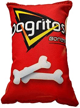 Fun Food Dogritos Chips 8" Dog Toy