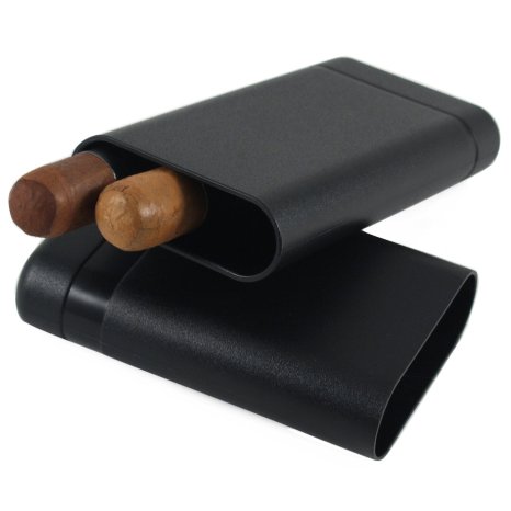 Le Tube 3 Finger Crushproof Airtight Cigar Case Travel Humidor