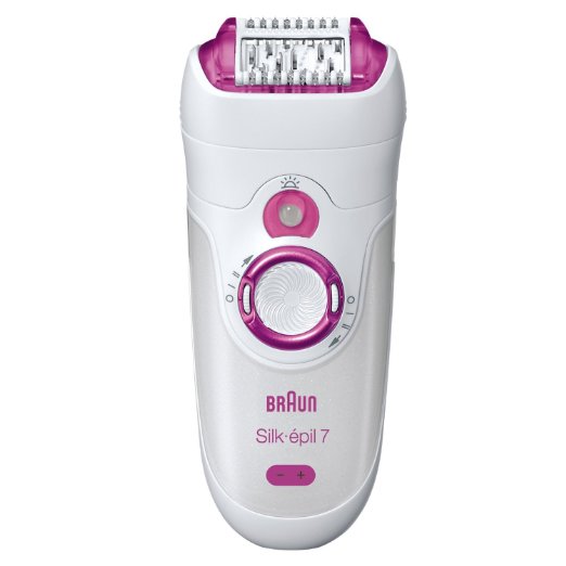 Braun Silk-Epil 7181 Wet and Dry Epilator (Pink)- Packaging May Vary