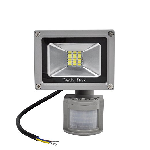 20W SMD Solar Security Light PIR Sensor LED Flood Light Movement Detector Floodlight Pure White