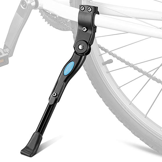 TOPCABIN® Bicycle Adjustable Aluminium Alloy Bike Bicycle Kickstand Side Kickstand Fit for 24" 26"