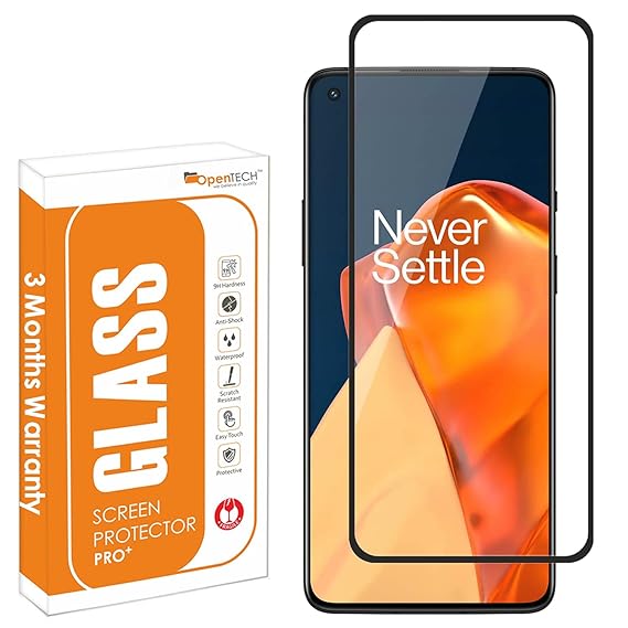 OpenTech Tempered Glass Screen Protector Compatible For Oneplus Nord Ce 3 5G With Edge To Edge Coverage And Easy Installation Kit for Smartphone