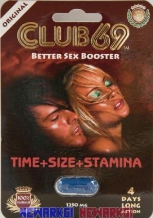 1 Pk Club 69 Better Sex Booster 1250mg 4 Days Long Action for Men Sex Pill