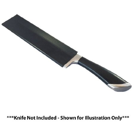 Universal 8 Inch Kitchen Knife Sheath From A Cut Above Cutlery - Fits Chefs Knives Santoku Blades Carving Knives Bread Knives from Any Manufacturer - Protect your Kitchen Knives Like A Pro Chef
