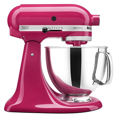 KitchenAid KSM150PSCB Artisan Series 5-Qt. Stand Mixer with Pouring Shield - Cranberry