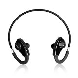 Levin Stereo Bluetooth Sports Headset Apt-X technology Wireless Sports Neckband Earphone for Smartphones and Bluetooth Devices Black
