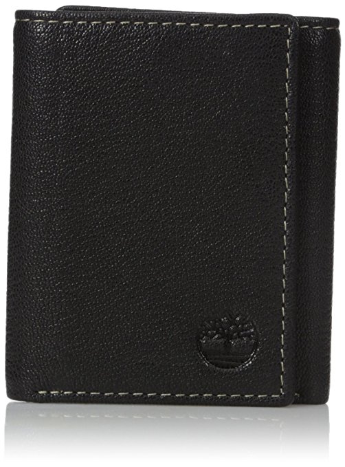 Timberland Men's Genuine Leather RFID Blocking Trifold Security Wallet