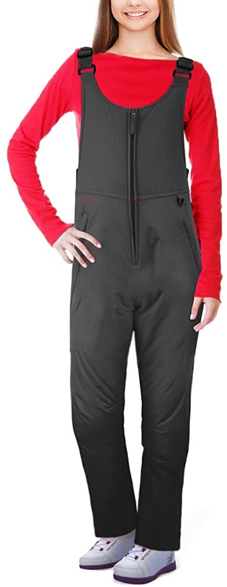 Ohuhu Women's Essential Insulated Snow Bibs Overalls, Ladies Ski Bibs Pants