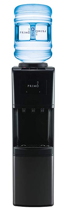 Primo Stainless Steel 3 Spout Top Load Hot, Cold and Cool Water Cooler Dispenser (Black Stainless Steel)