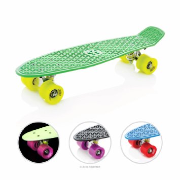 EIGHTBIT 22 Inch Complete Skate Board - Retro Skateboard
