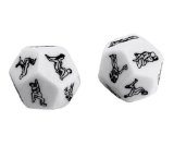 12 Sided Erotic Lover Sex Dice for Party Game Adult Fun - 2 Pcs