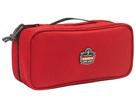 Ergodyne Arsenal 5875 Clamshell Organizer Zippered Pouches, Large, Red