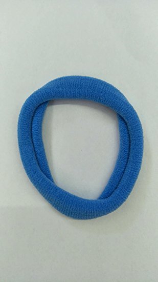 Ties Bobbles Ponytail Holders for usb c adapter blue