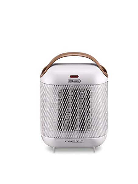 Delonghi HFX30C15WCA Capsule Compact Ceramic Heater, White