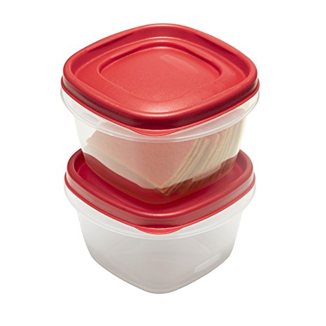 Rubbermaid Easy Find Lid Food Storage Set, 2 Cup, 4 Piece set