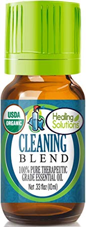 Organic Cleaning Blend Essential Oil (100% Pure - USDA Certified Organic) Best Therapeutic Grade Essential Oil - 10ml