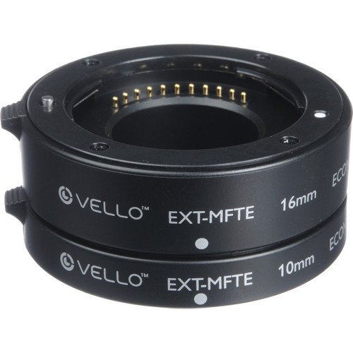 Vello Econo Auto Focus Extension Tube Set for Micro Four Thirds Mount