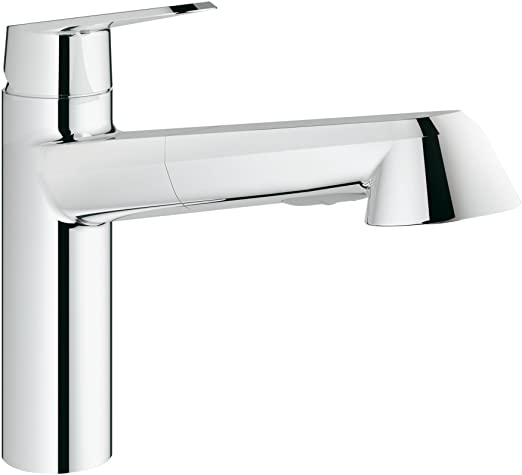 Eurodisc Cosmopolitan Single-Handle Pull-Out Kitchen Faucet