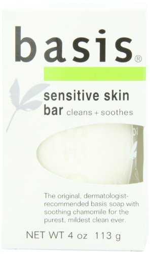 Basis Sensitive Skin Cleansing Bar - 4 oz - Buy Packs and SAVE (Pack of 2)