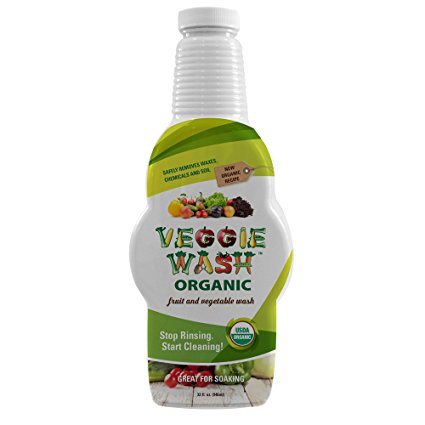 Veggie Wash Organic Fruit and Vegetable Wash Soaker, 32 Fluid Ounce