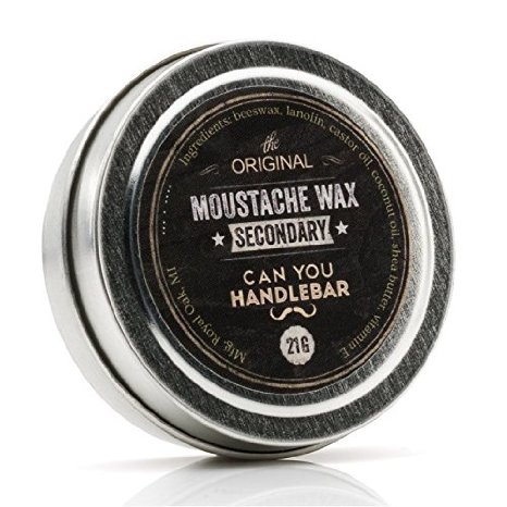 Secondary Moustache Wax  For an Extra Strength Firm Hold
