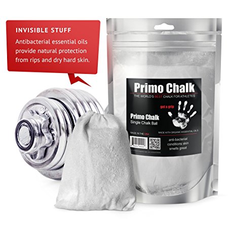 Primo Chalk - Competition Quality Chalk Ball for Climbing, Weightlifting, and CrossFit