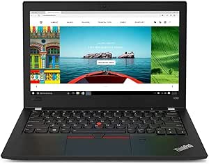 Lenovo ThinkPad X280 12.5" HD, Core i5-8365U 1.6GHz, 8GB RAM, 256GB NVMe, Windows 10 Pro 64Bit, CAM (Renewed)